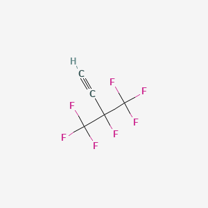 3,4,4,4-tetrafluoro-3-(trifluoromethyl)but-1-yne CAS 24690-53-7