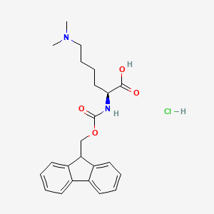 (2S)-6-(dimethylamino)-2-(9H-fluoren-9-ylmethoxycarbonylamino)hexanoic acid;hydrochloride CAS 252049-10-8