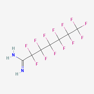 2,2,3,3,4,4,5,5,6,6,7,7,7-tridecafluoroheptanimidamide CAS 25264-81-7