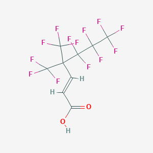 (E)-5,5,6,6,7,7,7-heptafluoro-4,4-bis(trifluoromethyl)hept-2-enoic acid CAS 261503-43-9