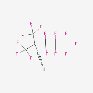 4,4,5,5,6,6,6-heptafluoro-3,3-bis(trifluoromethyl)hex-1-yne CAS 261503-44-0