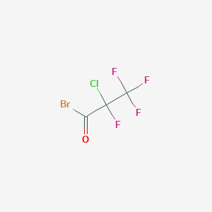 2-chloro-2,3,3,3-tetrafluoropropanoyl bromide CAS 261503-70-2