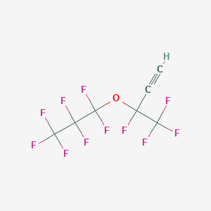3,4,4,4-tetrafluoro-3-(1,1,2,2,3,3,3-heptafluoropropoxy)but-1-yne CAS 261760-01-4
