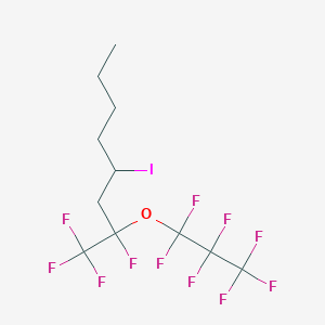 1,1,1,2-tetrafluoro-2-(1,1,2,2,3,3,3-heptafluoropropoxy)-4-iodooctane CAS 261760-05-8