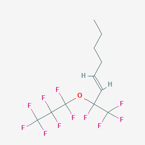 (E)-1,1,1,2-tetrafluoro-2-(1,1,2,2,3,3,3-heptafluoropropoxy)oct-3-ene CAS 261760-07-0