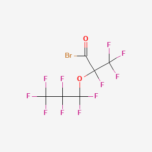2,3,3,3-tetrafluoro-2-(1,1,2,2,3,3,3-heptafluoropropoxy)propanoyl bromide CAS 261760-11-6