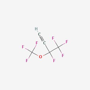 3,4,4,4-tetrafluoro-3-(trifluoromethoxy)but-1-yne CAS 261760-14-9