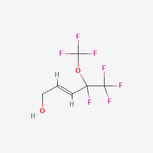 (E)-4,5,5,5-tetrafluoro-4-(trifluoromethoxy)pent-2-en-1-ol CAS 261760-21-8