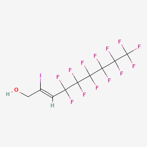 (Z)-4,4,5,5,6,6,7,7,8,8,9,9,9-tridecafluoro-2-iodonon-2-en-1-ol CAS 261761-01-7