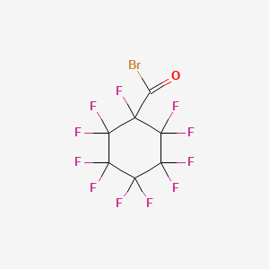 1,2,2,3,3,4,4,5,5,6,6-undecafluorocyclohexane-1-carbonyl bromide CAS 261761-76-6