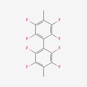 1,2,4,5-tetrafluoro-3-methyl-6-(2,3,5,6-tetrafluoro-4-methylphenyl)benzene CAS 26475-18-3
