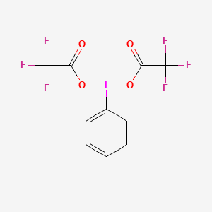 [phenyl-(2,2,2-trifluoroacetyl)oxy-lambda3-iodanyl] 2,2,2-trifluoroacetate CAS 2712-78-9