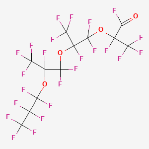 2,3,3,3-tetrafluoro-2-[1,1,2,3,3,3-hexafluoro-2-[1,1,2,3,3,3-hexafluoro-2-(1,1,2,2,3,3,3-heptafluoropropoxy)propoxy]propoxy]propanoyl fluoride CAS 27639-98-1