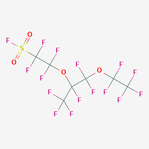 1,1,2,2-tetrafluoro-2-[1,1,1,2,3,3-hexafluoro-3-(1,1,2,2,2-pentafluoroethoxy)propan-2-yl]oxyethanesulfonyl fluoride CAS 27744-59-8