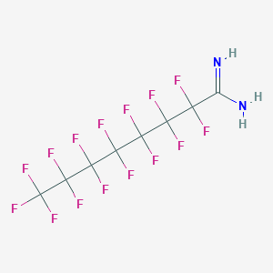 2,2,3,3,4,4,5,5,6,6,7,7,8,8,8-pentadecafluorooctanimidamide CAS 307-31-3