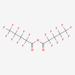 2,2,3,3,4,4,5,5,5-nonafluoropentanoyl 2,2,3,3,4,4,5,5,5-nonafluoropentanoate CAS 308-28-1