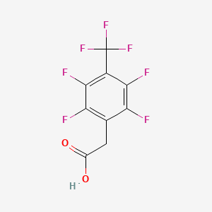 2-[2,3,5,6-tetrafluoro-4-(trifluoromethyl)phenyl]acetic acid CAS 32304-29-3