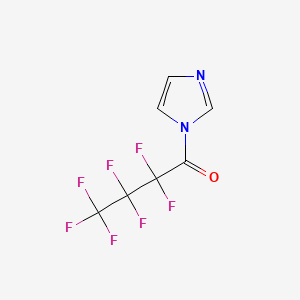 2,2,3,3,4,4,4-heptafluoro-1-imidazol-1-ylbutan-1-one CAS 32477-35-3