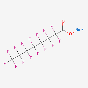 sodium 2,2,3,3,4,4,5,5,6,6,7,7,8,8,8-pentadecafluorooctanoate CAS 335-95-5