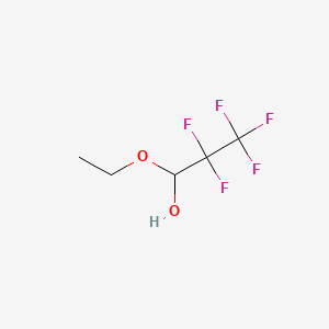 1-ethoxy-2,2,3,3,3-pentafluoropropan-1-ol CAS 337-28-0