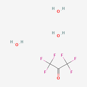 1,1,1,3,3,3-hexafluoropropan-2-one;trihydrate CAS 34202-69-2