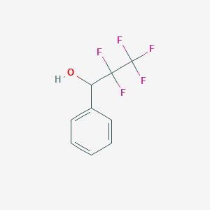 2,2,3,3,3-pentafluoro-1-phenylpropan-1-ol CAS 345-40-4