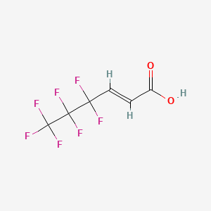 (E)-4,4,5,5,6,6,6-heptafluorohex-2-enoic acid CAS 356-03-6