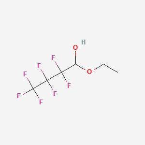 1-ethoxy-2,2,3,3,4,4,4-heptafluorobutan-1-ol CAS 356-26-3
