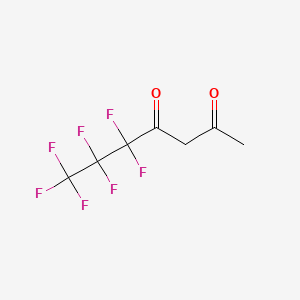 5,5,6,6,7,7,7-heptafluoroheptane-2,4-dione CAS 356-30-9