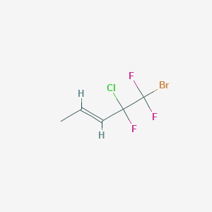 (E)-5-bromo-4-chloro-4,5,5-trifluoropent-2-ene CAS 356-73-0