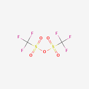 trifluoromethylsulfonyl trifluoromethanesulfonate CAS 358-23-6