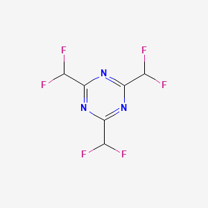 2,4,6-tris(difluoromethyl)-1,3,5-triazine CAS 369-22-2