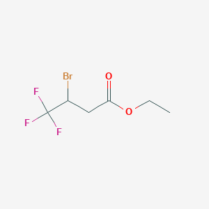 ethyl 3-bromo-4,4,4-trifluorobutanoate CAS 372-27-0