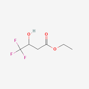 ethyl 4,4,4-trifluoro-3-hydroxybutanoate CAS 372-30-5