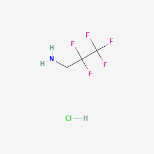 2,2,3,3,3-pentafluoropropan-1-amine;hydrochloride CAS 374-14-1