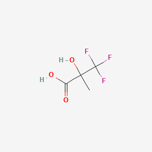 3,3,3-trifluoro-2-hydroxy-2-methylpropanoic acid CAS 374-35-6