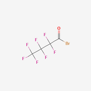 2,2,3,3,4,4,4-heptafluorobutanoyl bromide CAS 375-13-3