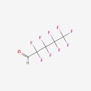 2,2,3,3,4,4,5,5,5-nonafluoropentanal CAS 375-53-1