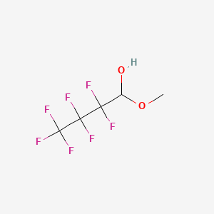 2,2,3,3,4,4,4-heptafluoro-1-methoxybutan-1-ol CAS 377-52-6