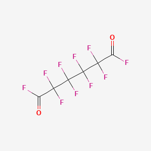 2,2,3,3,4,4,5,5-octafluorohexanedioyl difluoride CAS 37881-62-2