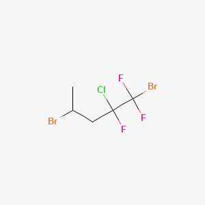 1,4-dibromo-2-chloro-1,1,2-trifluoropentane CAS 380-57-4