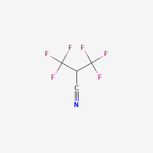 3,3,3-trifluoro-2-(trifluoromethyl)propanenitrile CAS 382-17-2