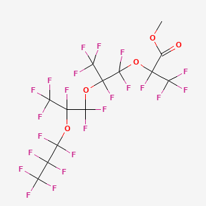 methyl 2,3,3,3-tetrafluoro-2-[1,1,2,3,3,3-hexafluoro-2-[1,1,2,3,3,3-hexafluoro-2-(1,1,2,2,3,3,3-heptafluoropropoxy)propoxy]propoxy]propanoate CAS 39187-47-8
