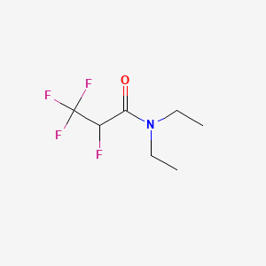 N,N-diethyl-2,3,3,3-tetrafluoropropanamide CAS 392-63-2