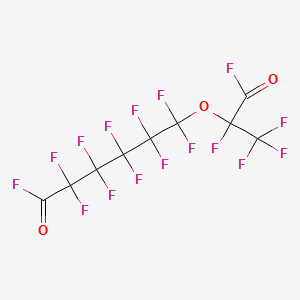 2,2,3,3,4,4,5,5,6,6-decafluoro-6-(1,1,1,2,3-pentafluoro-3-oxopropan-2-yl)oxyhexanoyl fluoride CAS 39260-98-5