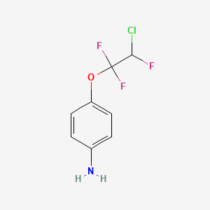 4-(2-chloro-1,1,2-trifluoroethoxy)aniline CAS 403-61-2