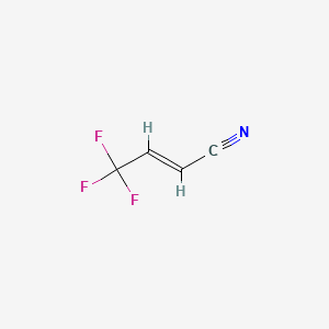 (E)-4,4,4-trifluorobut-2-enenitrile CAS 406-86-0