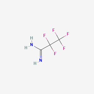 2,2,3,3,3-pentafluoropropanimidamide CAS 422-62-8