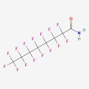 2,2,3,3,4,4,5,5,6,6,7,7,8,8,8-pentadecafluorooctanamide CAS 423-54-1