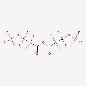 [2,2,3,3-tetrafluoro-3-(trifluoromethoxy)propanoyl] 2,2,3,3-tetrafluoro-3-(trifluoromethoxy)propanoate CAS 42566-65-4
